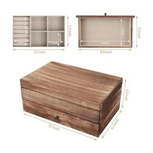 Joyero organizador para mujer caja grande de