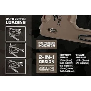 Spec Ops Tools Heavy Duty Staple Gun 14 916 Staples_6