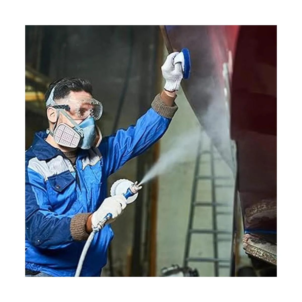 Kit de 4 paños de limpieza con mango para cepillar