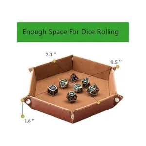 SHYVIA Bandeja de dados para RPG DND para juegos de mesa_2