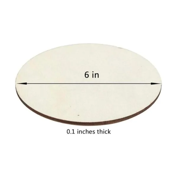 Círculos de madera para manualidades 15 unidades de_2