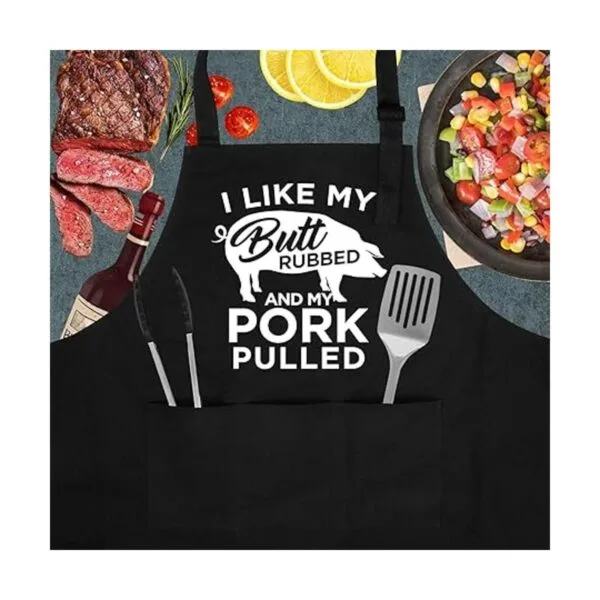 Miracu Delantales de cocina divertidos para hombres