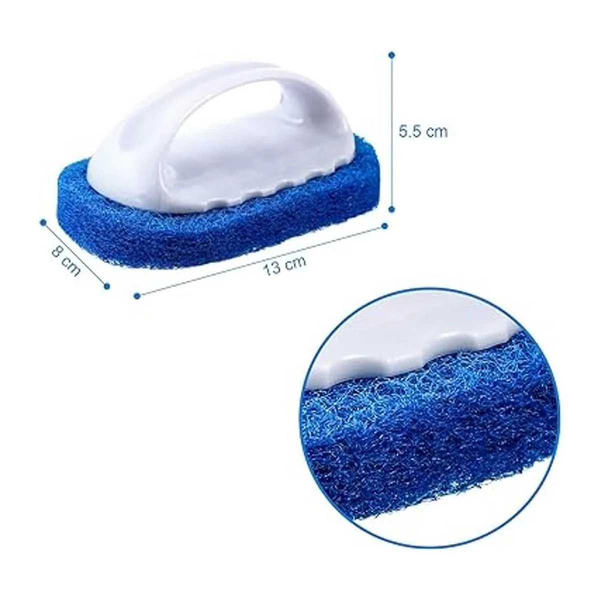 Kit de 4 paños de limpieza con mango para cepillar