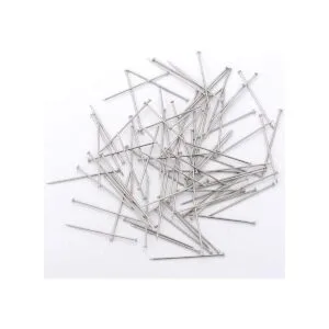 3500pcs Acero Inoxidable Cabeza Pines Finos Satén Pin