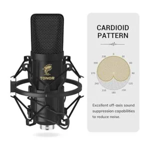 TONOR Micrófono de condensador XLR kit de micrófono de_4