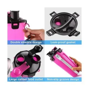 Botella de agua de viaje para perros cuencos plegables 2_5