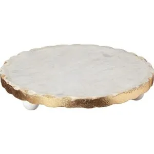 Mud Pie Salvamanteles de mármol 1 14 x 8 12 pulgadas de_1