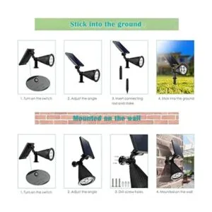 Luces solares URPOWER resistentes al agua luces solares