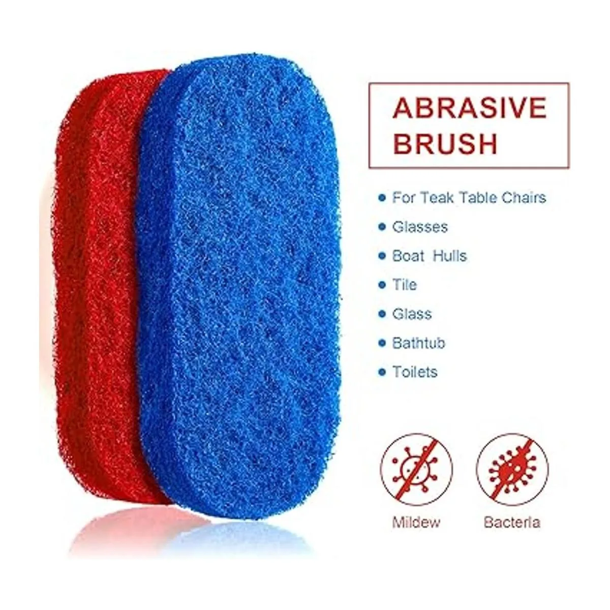 Kit de 4 paños de limpieza con mango para cepillar