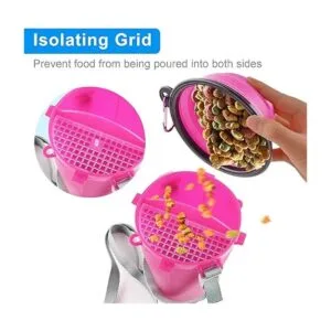 Botella de agua de viaje para perros cuencos plegables 2_4