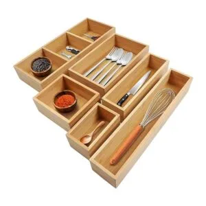 Kootek Organizador de cajones de cocina para utensilios 6_1