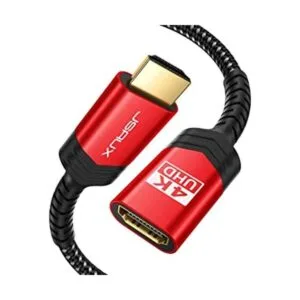 Cable de extensión HDMI de 3.3 pies JSAUX 4K 60 Hz cable_1