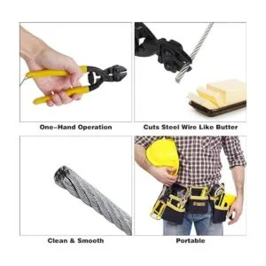 Outivity 8 Cutting Pliers Wire Cutter Steel Cable Cuts