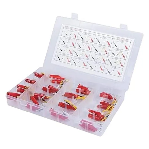 Kit de cables de prueba eléctrica 16 piezas Kit de