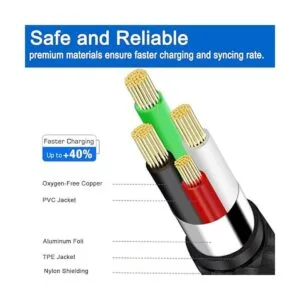 SCOVEE Cable de carga USB tipo C para GoPro Hero 8 Hero 7_3