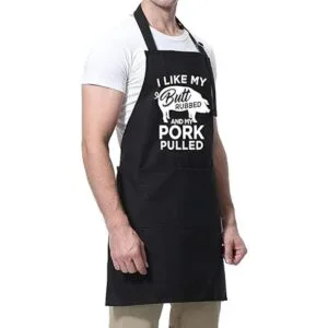Miracu Delantales de cocina divertidos para hombres