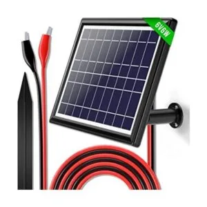 POWOXI Panel solar de 6 V 6 W para batería de coche_1