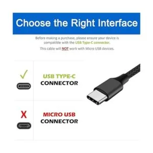 SCOVEE Cable de carga USB tipo C para GoPro Hero 8 Hero 7_2