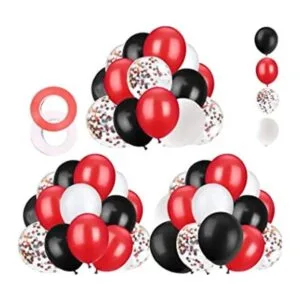 Juego de 62 globos de 12 pulgadas con confeti de color_1