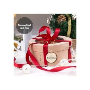 5ARTH Rebanadas de madera natural 30 piezas de 3.1 a 3.5_2