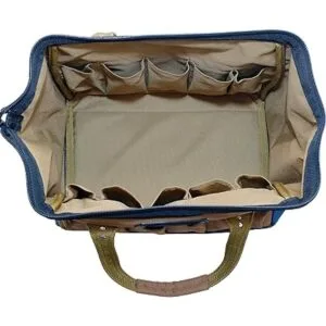 Rugged Tools Field Bolsa de herramientas de boca ancha de