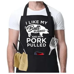 Miracu Delantales de cocina divertidos para hombres