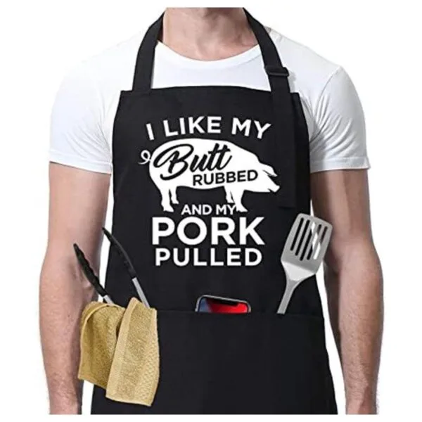 Miracu Delantales de cocina divertidos para hombres