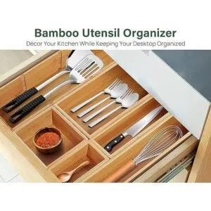 Kootek Organizador de cajones de cocina para utensilios 6_5