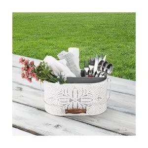 Craftsman Road Organizador de cocina galvanizado de estilo