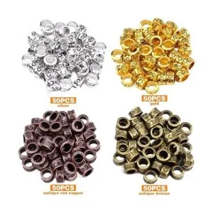 200 cuentas espaciadoras antiguas de 0.31 pulgadas 0.315_2