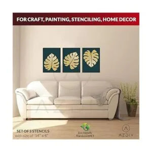 Plantillas de hojas Paquete de 3 plantillas de hojas de_6