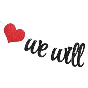 PALASASA Banderines con texto en inglés We Will Miss_3