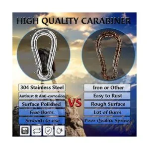 Ganchos de resorte a presión clip de metal de acero_3