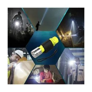 HECLOUD Linterna de buceo con potencia recargable luz de_3