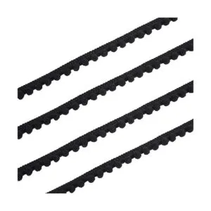 Flecos de bola con borde de pompón cinta para coser_4