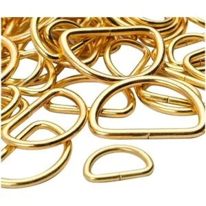 BronaGrand 100 anillos en D de metal multiusos