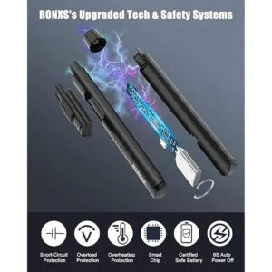 RONXS Encendedor eléctrico recargable por USB con