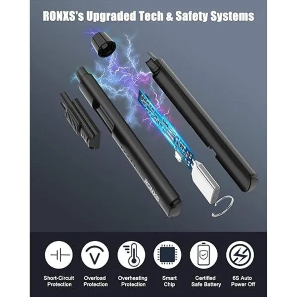 RONXS Encendedor eléctrico recargable por USB con
