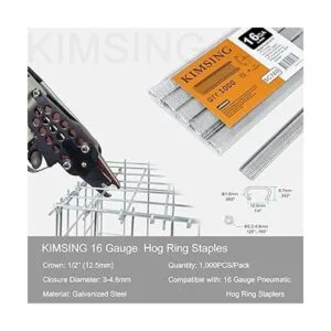 KIMSING SC760 Grapas de anillo C galvanizadas de calibre_3
