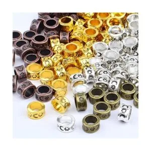 200 cuentas espaciadoras antiguas de 0.31 pulgadas 0.315_3