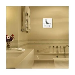 Boceto de baño de animales de granja de burro en garra_2