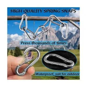 Ganchos de resorte a presión clip de metal de acero_6