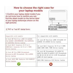 Alapmk Funda protectora para Dell Inspiron 14 2 en 1 5406_3