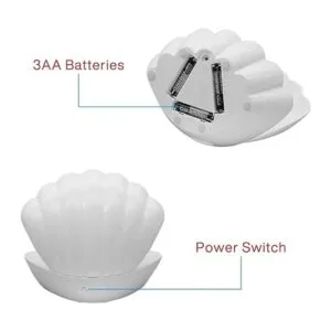 LKUA Lámpara nocturna con temática de playa 8 colores_3