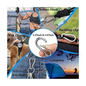 Ganchos de resorte a presión clip de metal de acero_4