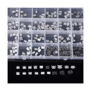 Teansic Juego de 240 conectores micro USB de 24 modelos_3