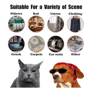 BATTLEHYMN Pet Hair Remover Brush Clean Cat Dog Hair_3
