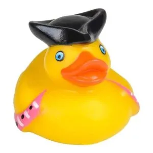 Patos de juguete de pato de goma pirata de San Patricio_2