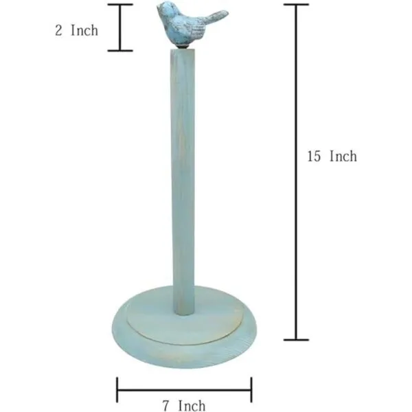 Bird Design Soporte para toallas de papel de madera_5