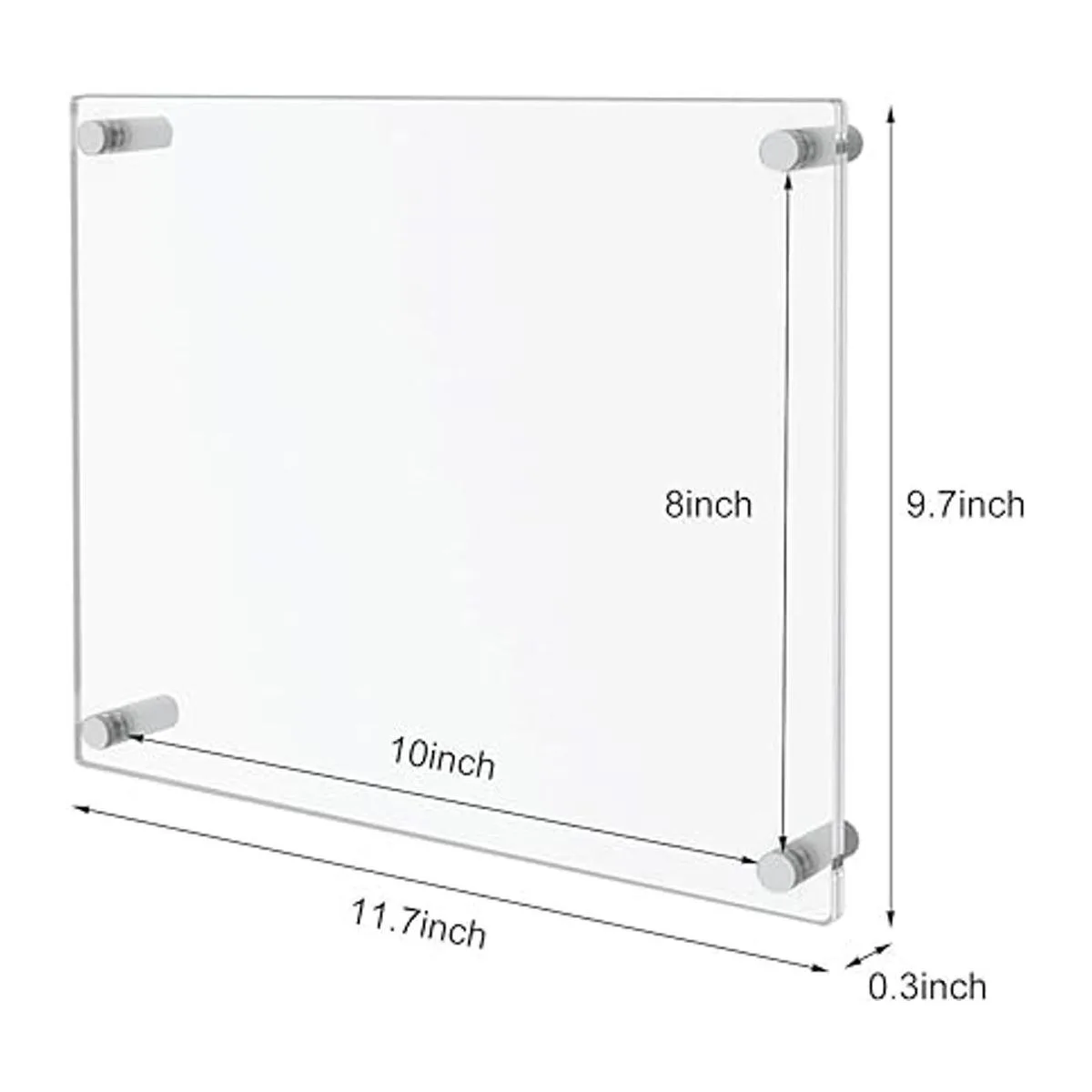 AITEE Marcos de fotos acrílicos de 8 x 10 pulgadas 4_2